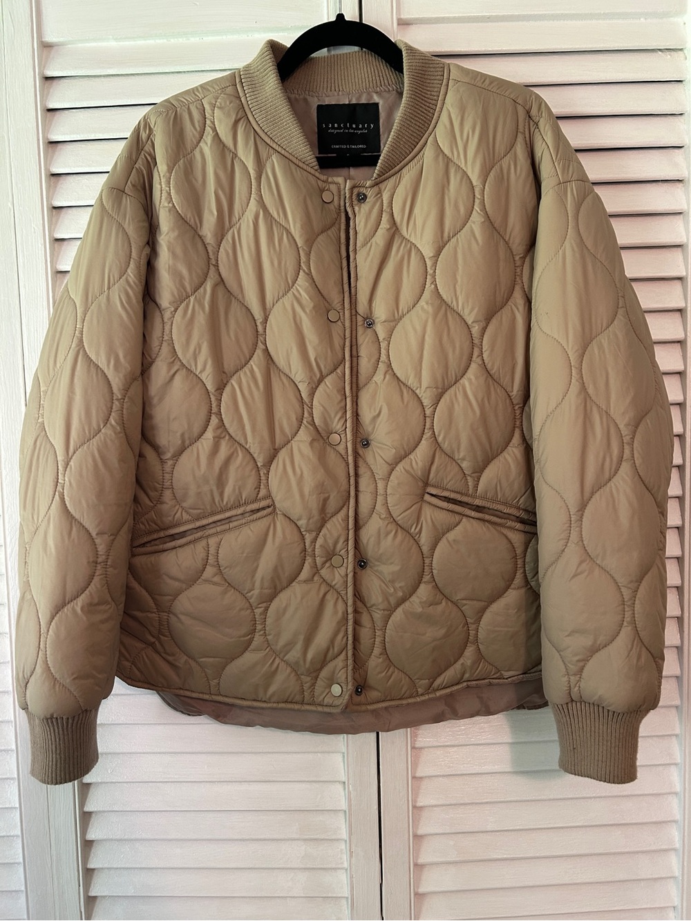 Sanctuary Quilted Bomber Jacket